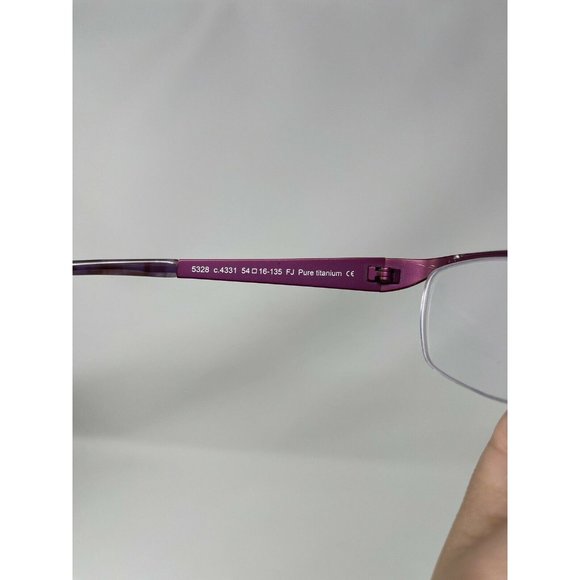 Prodesign Denmark Eyeglasses 5328 4331 PURE TITANIUM Frames Purple 54 [] 16 135 - Picture 7 of 11
